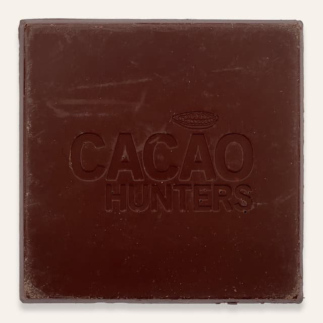 Front of 70% Arauca bar made by Cacao Hunters in Colombia