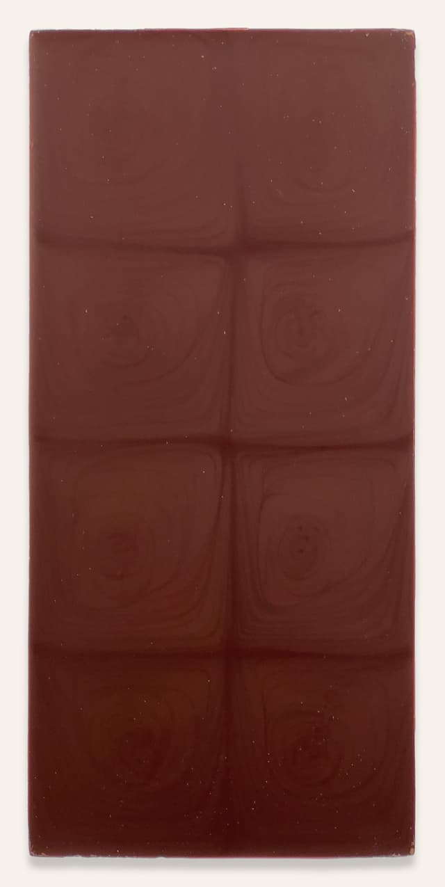 Back of 70% Rio Claro Dark Chocolate bar made by Solstice Chocolate in the United States
