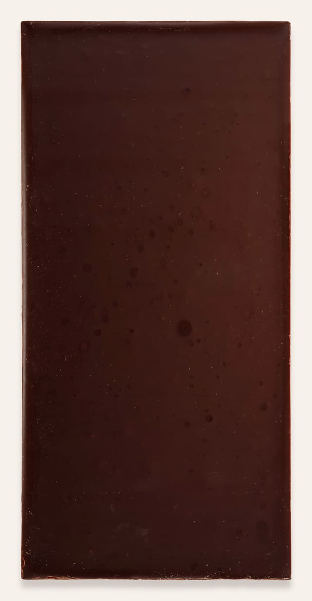 Back of 73% MEXICAN CACAO from Soconusco, Chiapas with Mezcal Joven bar made by CUNA DE PIEDRA in Mexico
