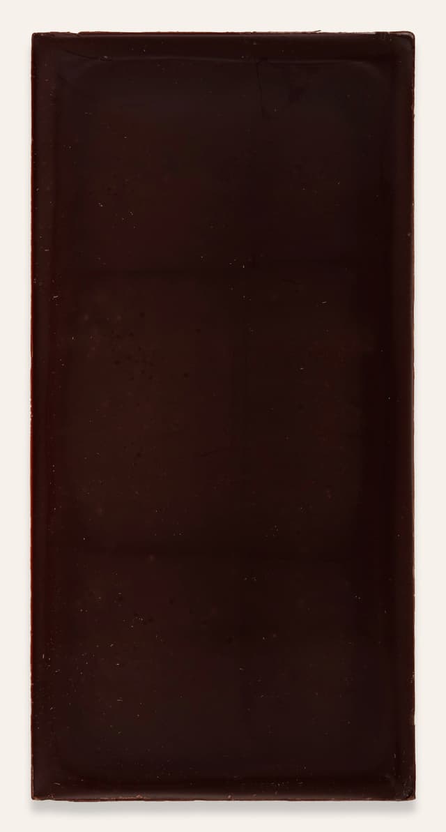 Back of 75% Dark Made with Koloa Hawaiian Rum bar made by Lydgate Farms in the United States
