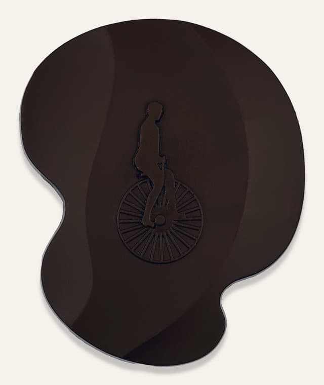 Front of Black Sauna Smoked Chocolate bar made by Chocolate Naive