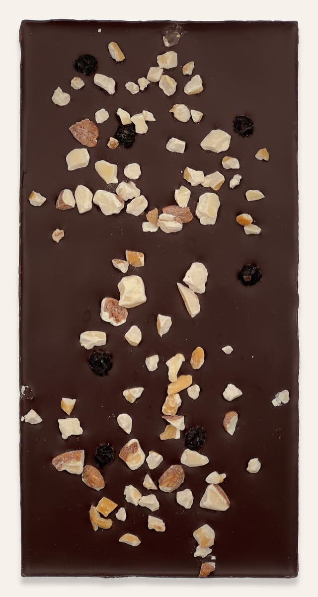 Back of Brain Food bar made by MARKHAM & FITZ in the United States