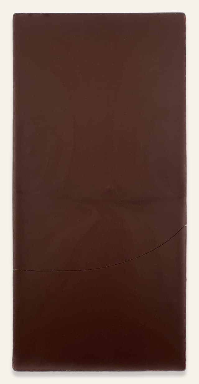 Back of Dominican Rum Finca Elvesia bar made by definite chocolate in the Dominican Republic