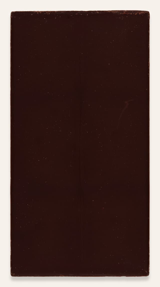 Back of Kona Hawai'i Island 70% Dark Chocolate bar made by Manoa Chocolate in the United States