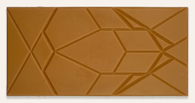 Front of Lakkrís + Raspberry bar made by Omnom Chocolate in Iceland