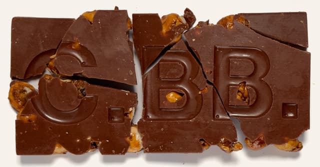 Front of Milk Chocolate & Toasted Hazelnuts with Gohar World bar from Casa Bosques Chocolates