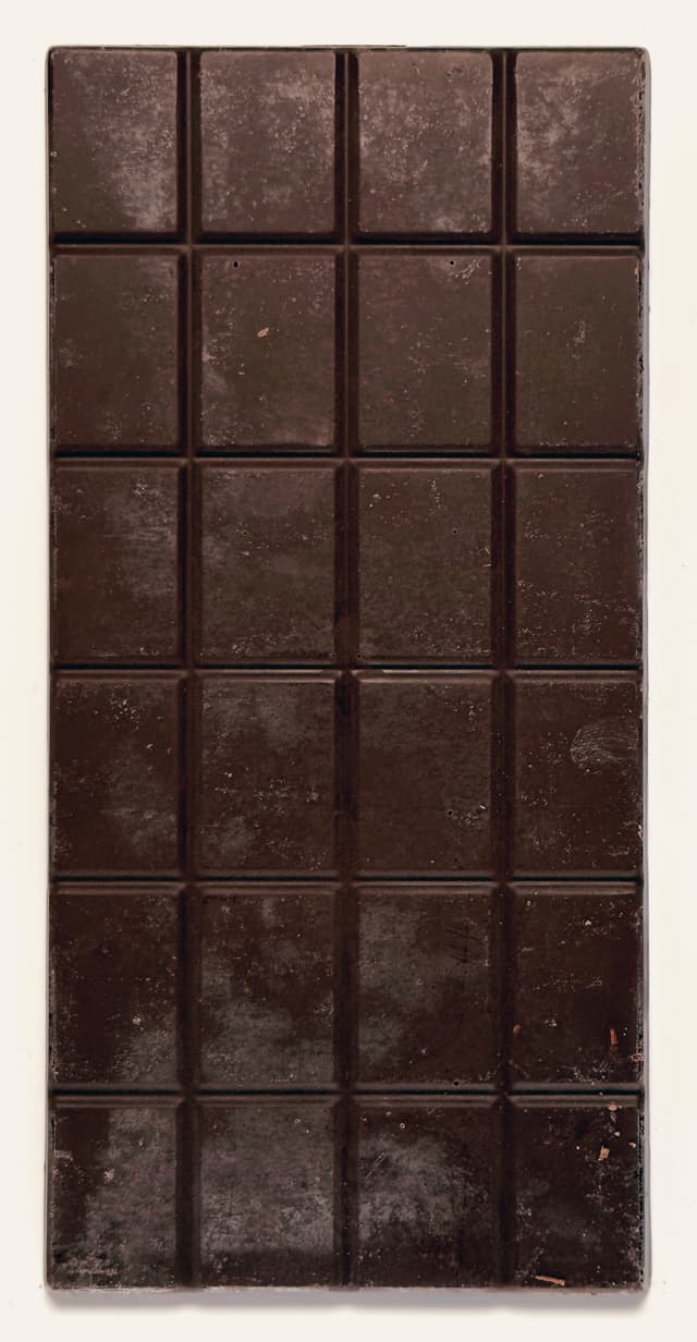 Front of Sea Salt 70% bar from Fine & Raw Chocolate