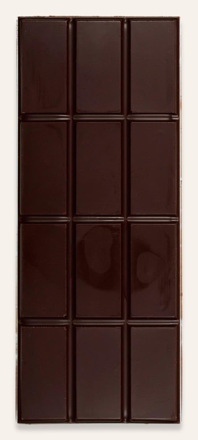 Front of Smoked Sea Salt 60% Dark Chocolate bar made by Lumineux Chocolate in the United States