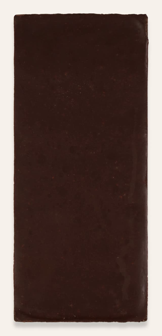Back of Taiwan #9 Ping Tung Double Ferment, Rough Ground Chocolate bar made by Fu Wan Chocolate in Taiwan