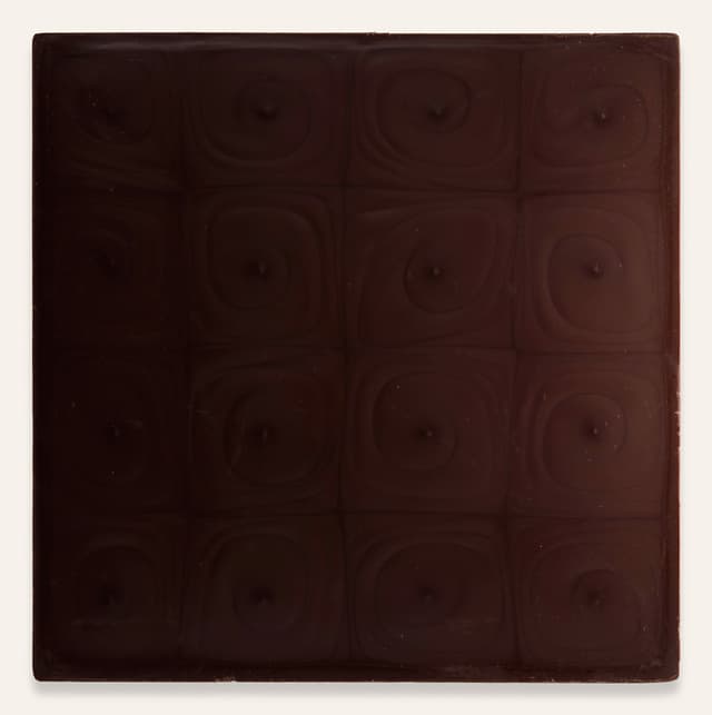 Back of The Big Gorilla Bar Virunga Congo 77% bar made by Rózsavölgyi Csokoládé in Hungary