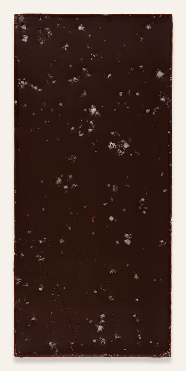 Back of The Lost City Honduras 60% Dark Milk with Sea Salt bar made by Castronovo Chocolate in the United States