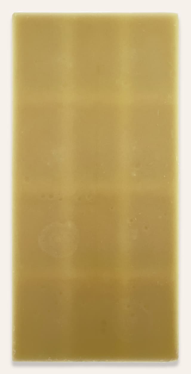 Back of Vegan White Bar With Organic Vanilla bar made by Pascha Chocolate Co in Peru