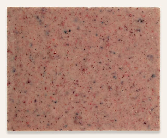 Back of Wild Berry Pop White Chocolate with Berries and Pop Rocks bar made by SOMA Chocolatemaker in Canada