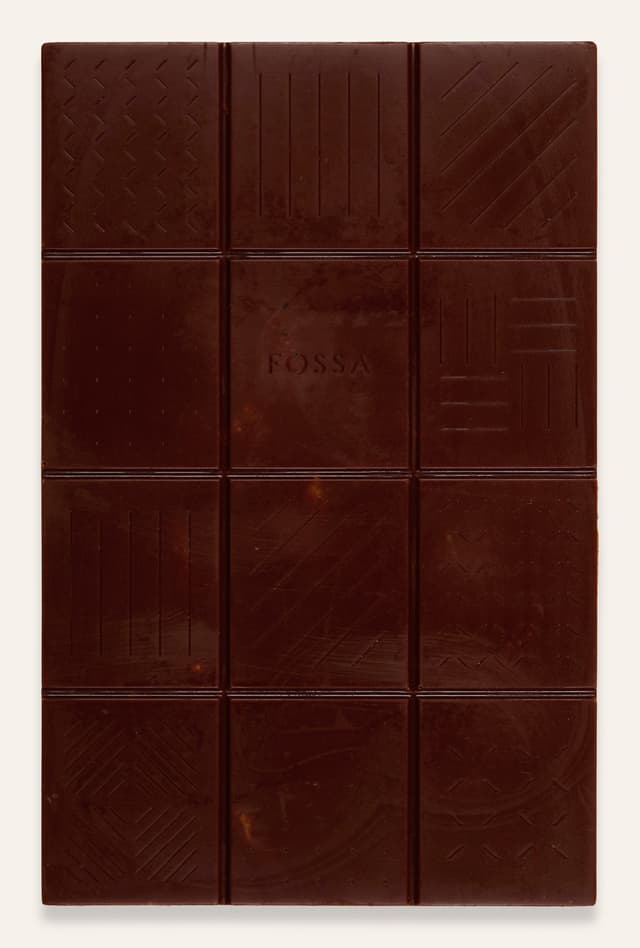 Front of Yuzu Sea Salt bar made by Fossa Chocolate in Singapore